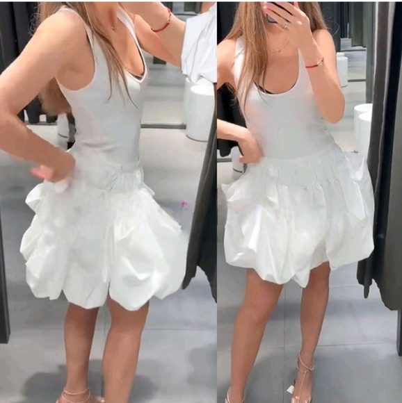 Zara Dresses & Skirts - Zara ZW Balloon Mini Skirt